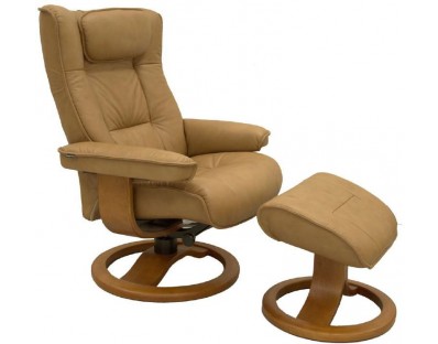 Fjords Regent Recliner with Ottoman