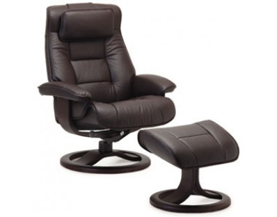 Fjords Mustang Recliner with Ottoman