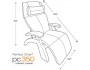 Human Touch Perfect Chair PC-350 Classic Power Zero Gravity Recliner - Espresso Top Grain Leather