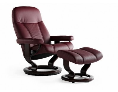 Ekornes Stressless Consul Recliner with Ottoman